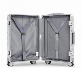 img 2 attached to 🧳 Stylish and Durable: Xiaomi Silver Suitcase - The Perfect Travel Companion