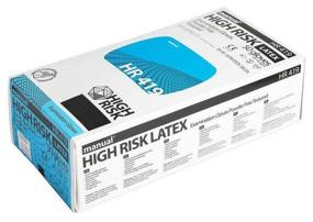 img 1 attached to Examination gloves Heliomed Manual High Risk HR419, 25 pairs, size: L, color: blue