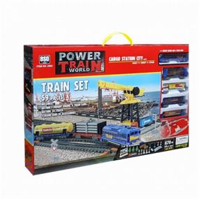 img 4 attached to Baisiqi Game set Power Train World, BSQ-2082