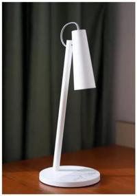 img 3 attached to 💡 Xiaomi Mijia Rechargeable LED Office Desk Lamp - MUE4089CN, 6W, White Armature & Shade