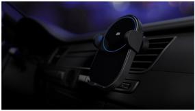 img 3 attached to Xiaomi Wireless Car Charger 20W Black Wireless Charger Holder