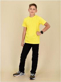 img 1 attached to T-shirt / t-shirt for a boy / plain t-shirt / t-shirt for children (P35-16 р60 (116) 05) LIDEKO kids