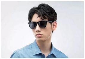img 1 attached to 🕶️ Revolutionary Xiaomi Sunglasses for Men: The Perfect Blend of Style and Protection