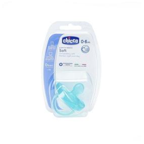 img 2 attached to Silicone orthodontic pacifier Chicco Physio Soft 0-6 m, blue