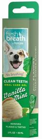 img 4 attached to Tropiclean Fresh Breath Teeth Cleaning Gel with Vanilla and Mint for Dogs, 59 ml