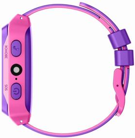 img 3 attached to Children's smart watch Leef Pulsar, pink/purple
