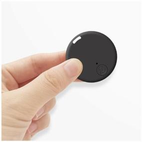 img 3 attached to GPS tracker with loss protection Smart Tag Round Wireless Bluetooth 5.0 Tracker - black