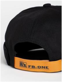 img 1 attached to Docker cap without visor CottonEco FB1, black, 52-60