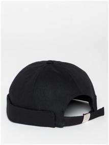 img 1 attached to Docker cap without visor Cotton FB1, black, 52-60