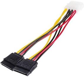 img 2 attached to Переходник/адаптер Atcom Molex 4pin - 2xSATA 15 pin (AT8605), черный