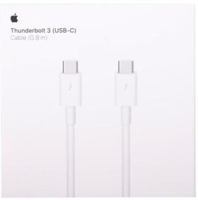 img 4 attached to Apple Thunderbolt 3 - Thunderbolt 3 cable (MQ4H2ZM/A) 0.8 m