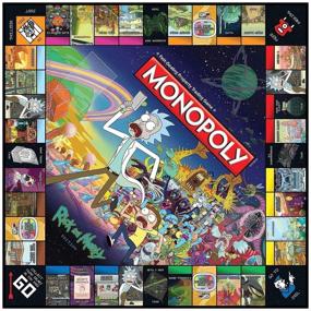 img 4 attached to Monopoly board game. RICK AND MORTY 17+ HASBRO GAMING 503386