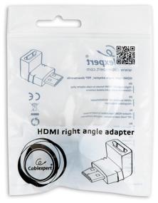 img 1 attached to Cablexpert HDMI-HDMI A-HDMI90-FML adapter/adapter, black