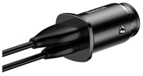 img 2 attached to 🚗 Baseus PPS 30W Max Car Charger - Sleek Black Finish for Optimal Performance