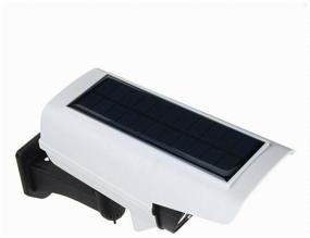 img 2 attached to Solar-powered LED spotlight with motion sensor and video surveillance camera - wall mounted