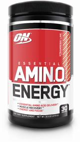 img 2 attached to 🍓 Amino Acid Complex - Optimum Nutrition Essential Amino Energy, Strawberry-Lime, 270g