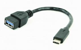 img 2 attached to Cablexpert USB to USB Type-C Adapter/Adapter (A-OTG-CMAF3-01), 0.12 m, black