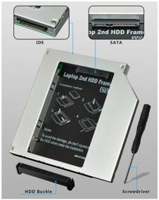 img 3 attached to Optibay PALMEXX Optibay Second HDD Caddy, thickness: 9.5mm, HDD interface: SATA, CD drive interface: IDE