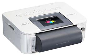 img 1 attached to Canon Selphy CP1000 sublimation printer, color. A6, white