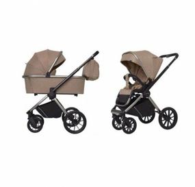 img 1 attached to Universal stroller CARRELLO Optima CRL-6503/1 2 in 1, Oyster Beige