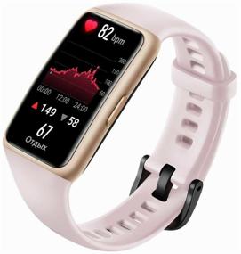 img 2 attached to Smart Watch Wrist Ladies, Fitness Bracelet HUAWEI Band 6 Pink