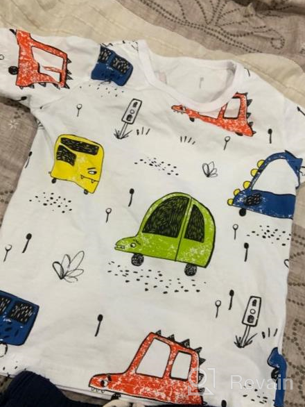 img 1 attached to 👕 Little Toddler T-Shirt and Shorts Set - Boys' Clothing review by Gary Hall