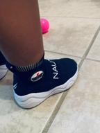 img 1 attached to Nautica Kids Silas High-Top Sock Slip-On Sneaker with Enhanced Ankle Support - Suitable for Boys, Girls, Big Kids, Little Kids, and Toddlers review by Leo Puente