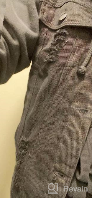 img 1 attached to LONGBIDA Men'S Denim Vest Sleeveless Ripped Slim Fit Distressed Jean Jacket review by Eric Edgar