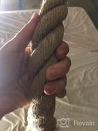 img 1 attached to Get Fit And Strong With Perantlb Outdoor Climbing Rope - Available In Multiple Lengths And 1.5'' Diameter review by Ameen Bethea