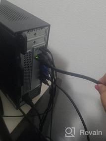 img 5 attached to Получите высокоскоростной Интернет с 50-футовым Ethernet-кабелем Deegotech Cat 8: прочный сетевой шнур 40 Гбит/с для быстрой игры, потоковой передачи и многого другого!