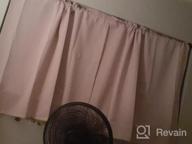 img 1 attached to Keep Your Bedroom Dark And Cozy With Downluxe Blackout Curtains In Baby Pink, 52 X 45 Inches - Set Of 2 review by Bob Trapp