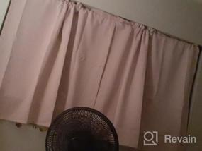 img 5 attached to Keep Your Bedroom Dark And Cozy With Downluxe Blackout Curtains In Baby Pink, 52 X 45 Inches - Set Of 2