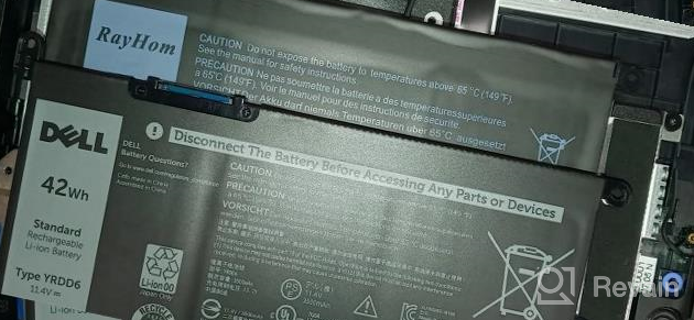 img 1 attached to High-Quality Replacement Battery For Dell Inspiron And Latitude Series - RayHom WDX0R P69G With 42Wh Capacity review by Christopher Kanter