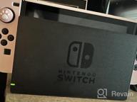 img 1 attached to BRHE Switch Case For Nintendo Switch Dockable Switch Protective Case Cover For Switch With Glass Screen Protector, Anti-Scratch Shock-Absorption Grip Cover review by Andargie Marquez
