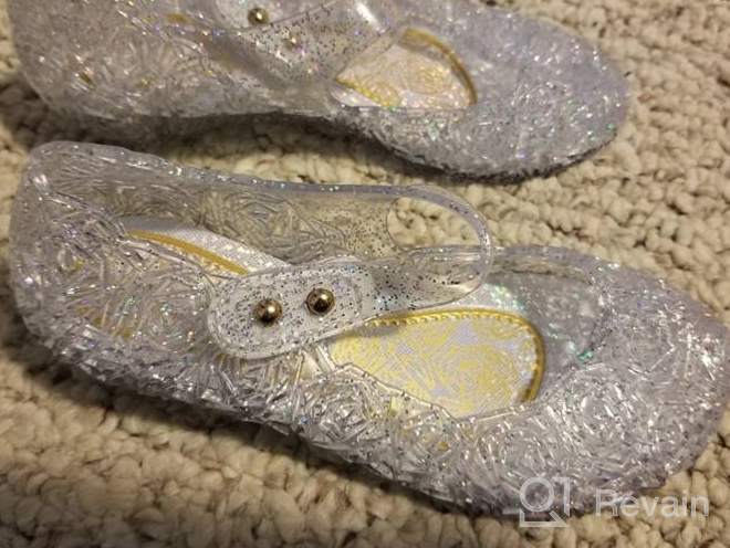 img 1 attached to JerrisApparel Princess Sandals: Stunning Cosplay Costumes Girls' Flats review by Justin Coatsworth