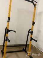 img 1 attached to 800LBS Weight Capacity ZENOVA Power Rack Squat Rack Fitness Pull Up Bar Station With J-Hooks And Dip Bar review by Shawn Vennakota