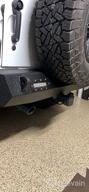 img 1 attached to Enhance Your Jeep Wrangler JK with LEDKINGDOMUS Front Bumper - Rock Crawler Style, Built-in LED Lights, Winch Plate, D-Rings: Compatible with 07-18 Models review by Patrick Jarvis
