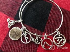 img 5 attached to Kit's Kiss Yoga Bracelet: 🧘 Perfect Yoga Jewelry for Enthusiasts and Instructors!