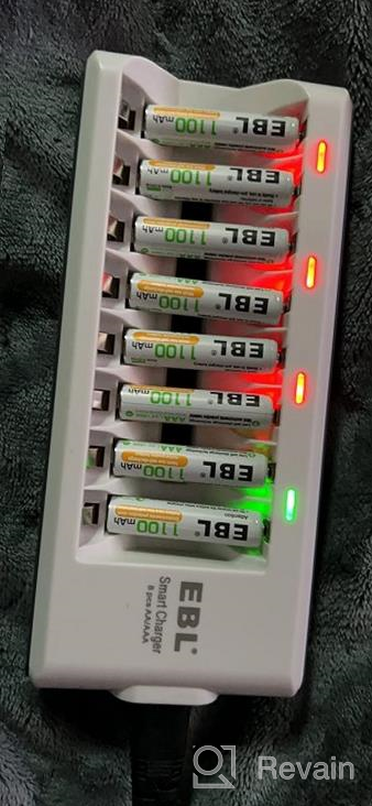 img 1 attached to 16 Count EBL AA Rechargeable Batteries 2800MAh Ready2Charge Quality review by Patrick Gibb