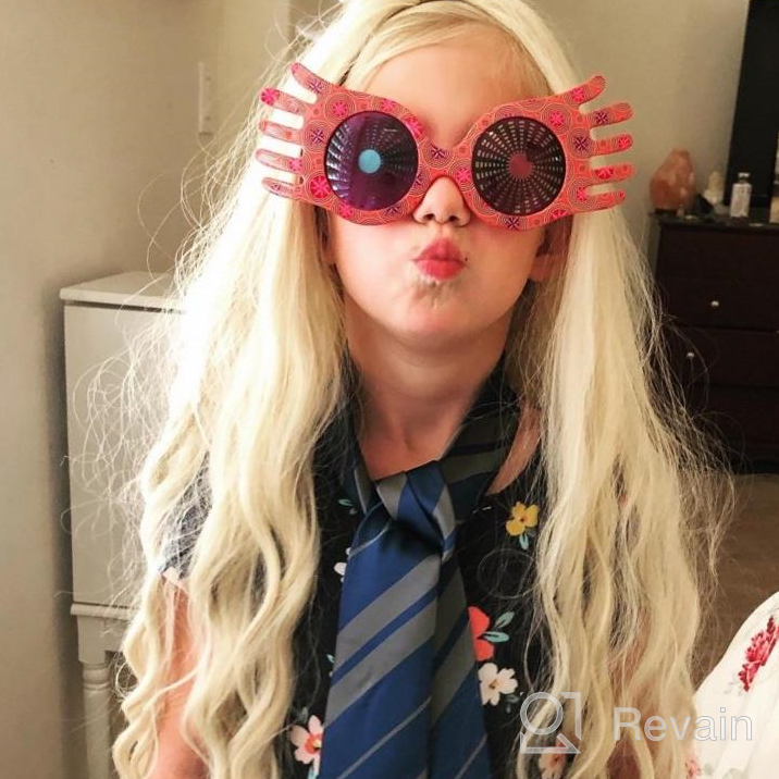 img 1 attached to Harry Potter Luna Lovegood Spectrespecs Costume Glasses For Kids & Adults review by Darius Early