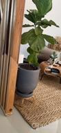 img 1 attached to Bamboo Plant Holder For 8-10 Flower Pots - Stylish Indoor Plant Stand For Home Decor review by Barton Perez