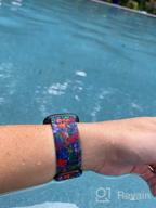 img 1 attached to Stylish & Flexible Fitbit Sense/Versa 3 Bands - Elastic Nylon Scrunchies For Women & Men review by Keith Saywon