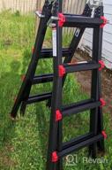 img 1 attached to 15Ft Aluminum Telescoping Extension Ladder - Multi-Position, Collapsible & 300Lb Capacity! review by Tyson Mosucka