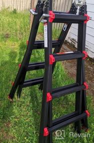 img 6 attached to 15Ft Aluminum Telescoping Extension Ladder - Multi-Position, Collapsible & 300Lb Capacity!