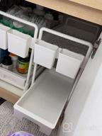 img 1 attached to Maximize Your Space With SOYO Under Sink Organizers - 2 Pack Bathroom & Kitchen Drawer For Easy Storage & Organization review by Isaac Shankar