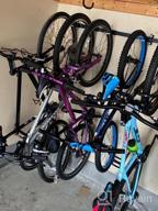 img 1 attached to StoreYourBoard Bike Storage Rack, Holds 5 Bicycles, Home And Garage Organizer, Adjustable Wall Hanger Mount review by Dave Hunt