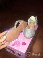 img 1 attached to LFHT Toddler Adorable Wedding Numeric_8 Girls' Shoes review by Anna Hall