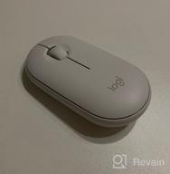img 2 attached to Wireless compact mouse Logitech Pebble M350, light pink review by Celina Czachor ᠌