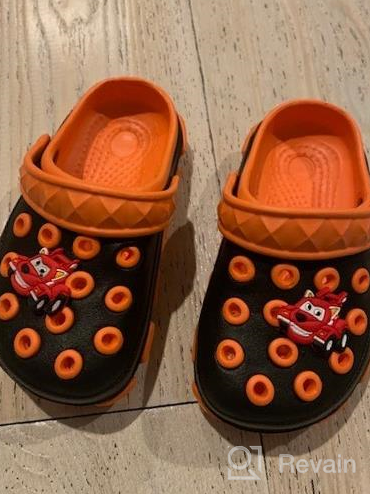 img 1 attached to 🌹 Rose 26 Boys' Lightweight Shockproof Non Slip Slippers: U720SSKDDX Clogs & Mules Shoes review by John Milligan