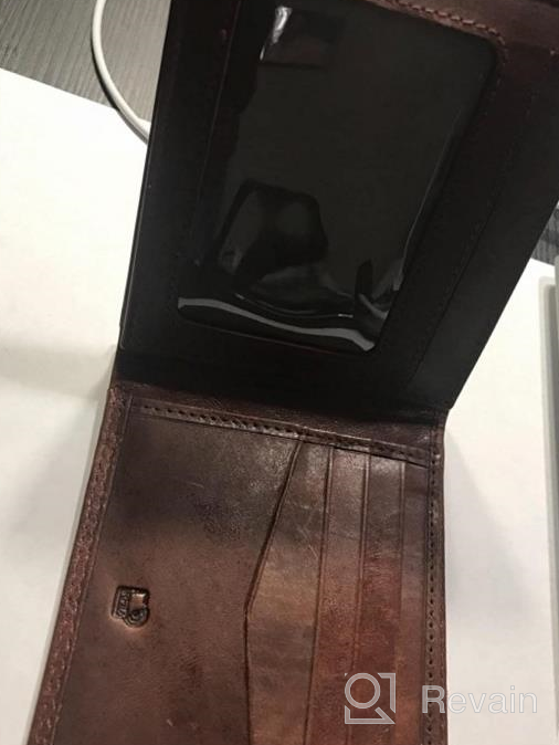 img 1 attached to Blocking Bifold Genuine Cowhide Leather Men's Accessories for Wallets, Card Cases & Money Organizers review by Matt Travers